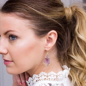 Kendra Scott Amethyst Alex Earring